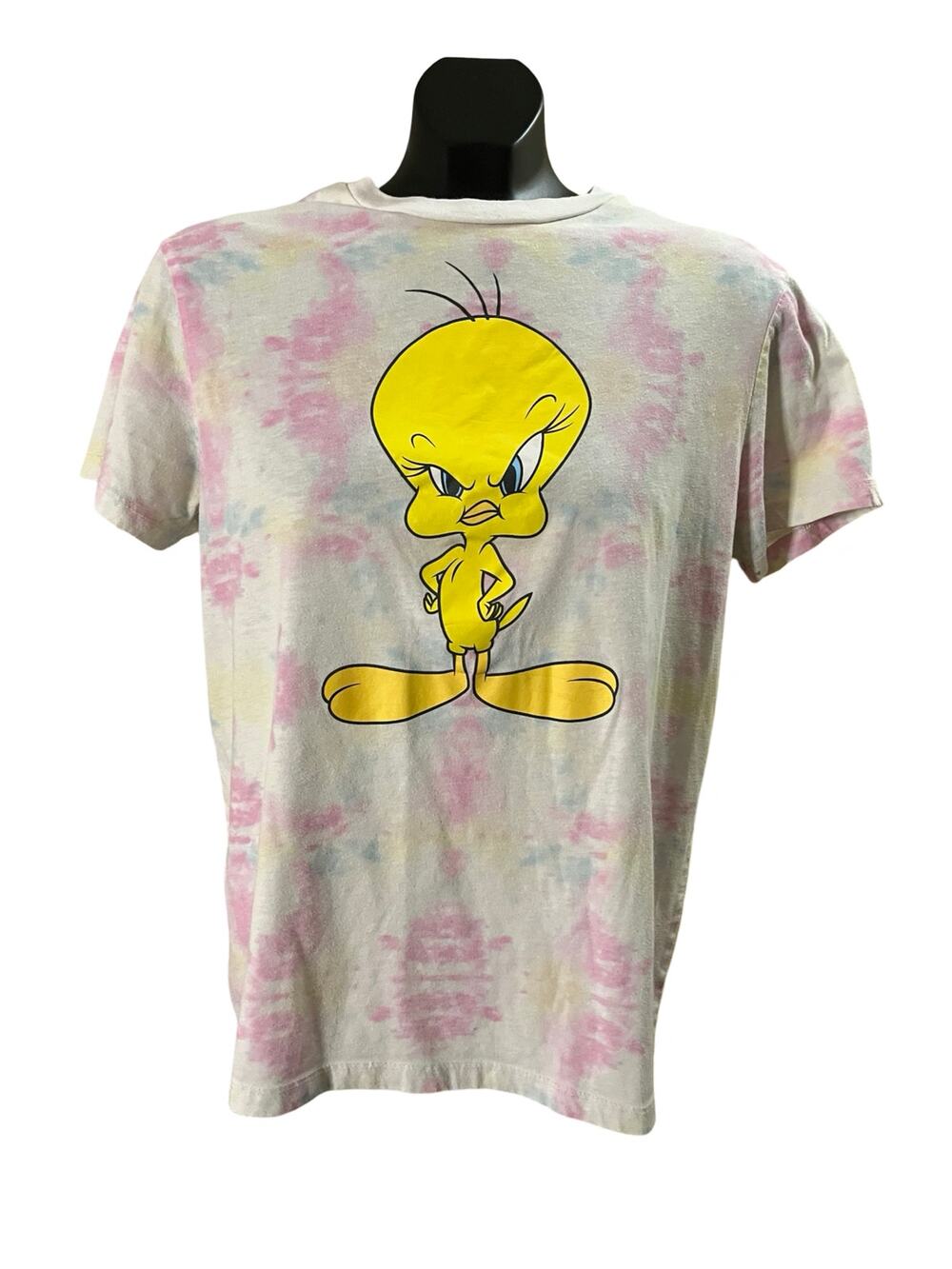 Vintage Looney Tunes Tweety Bird Tie-Dye T-Shirt - Size M